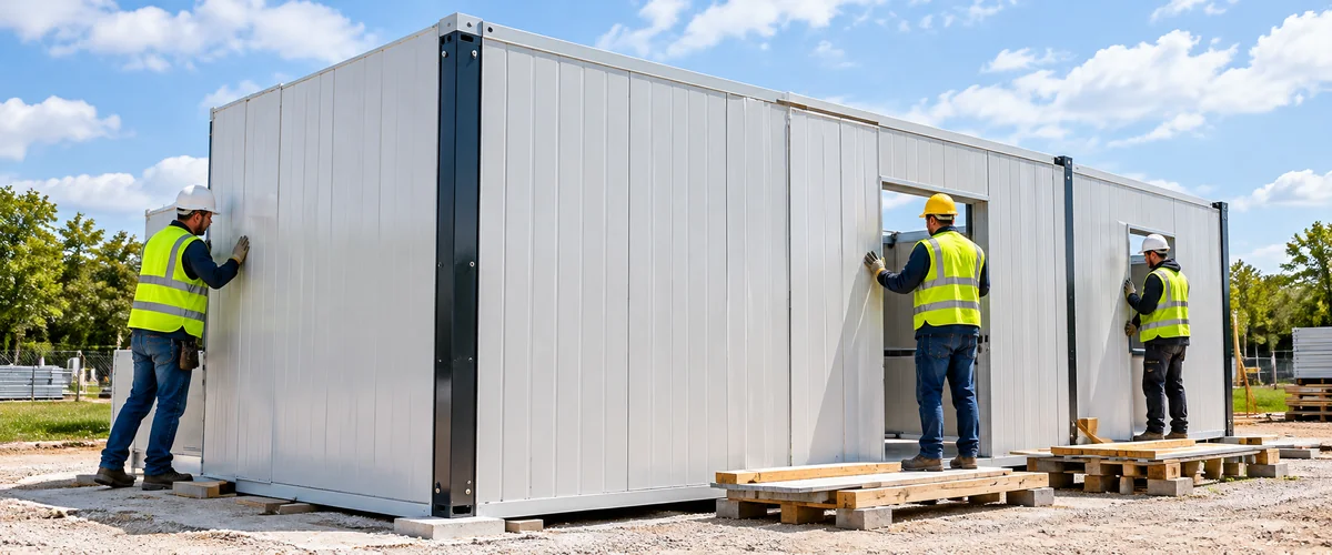 Quick-Assembly Houses — Panel Installation