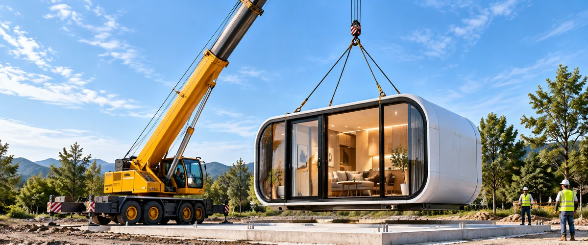 Apple Cabins — On-site Placement