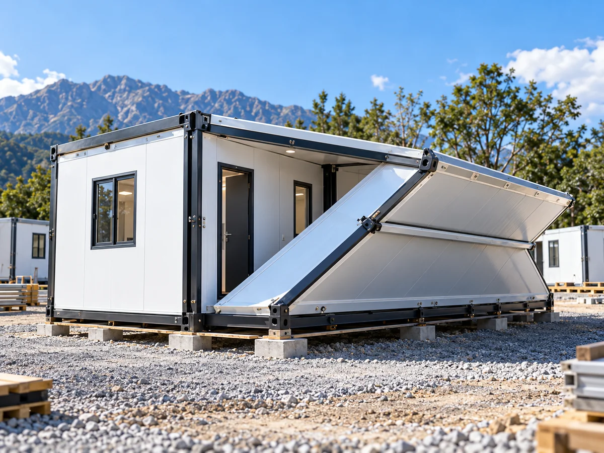 Z-Type Folding Houses — Unfolding & Installation